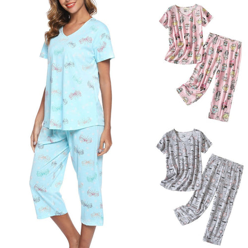 Fun graphic pajama set for women Lune London