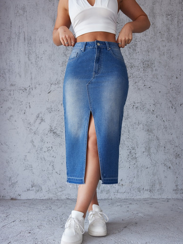 Lune London women's denim skirt