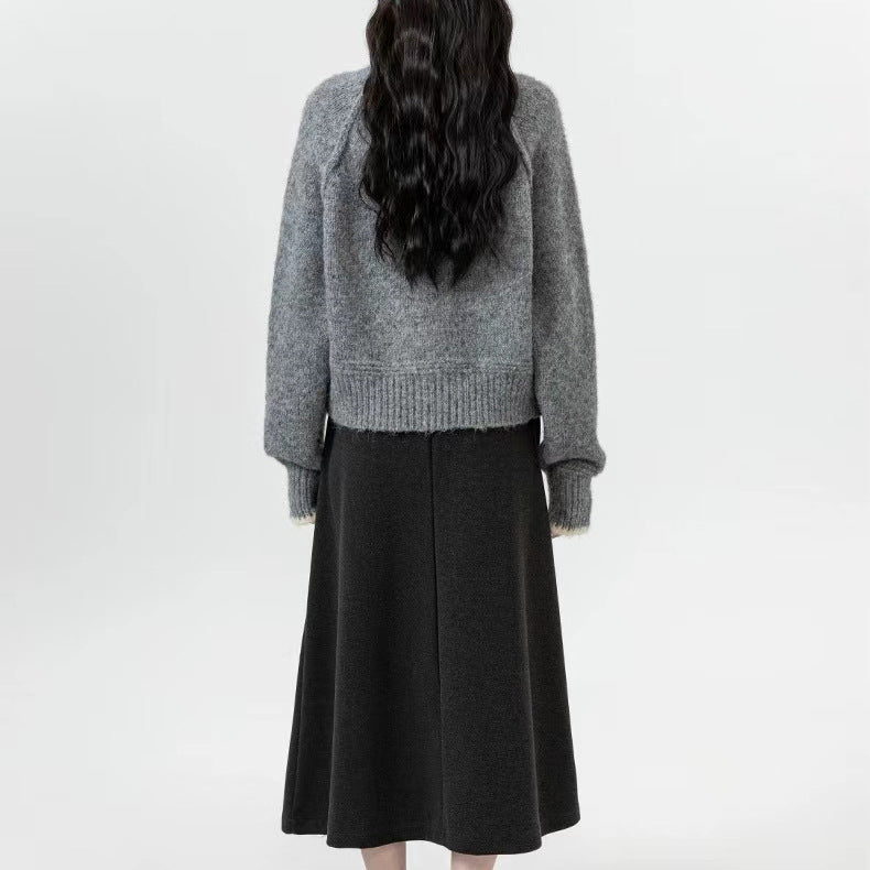 Ladies Soft Knit Sweater with Loose Fit and Long Sleeves Lune London