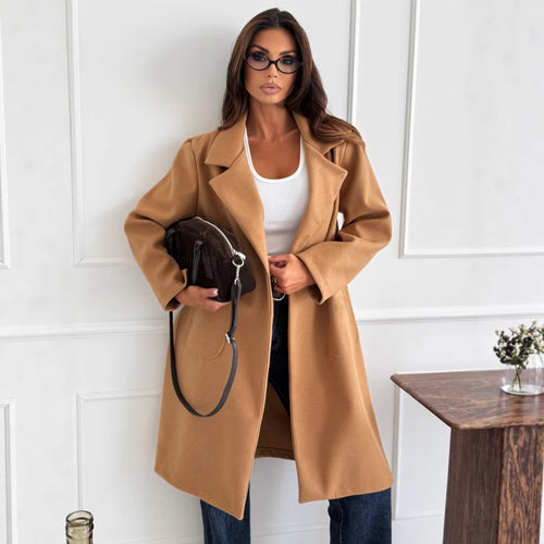 Transitional jacket for women in soft and warm material with a relaxed fit Lune London