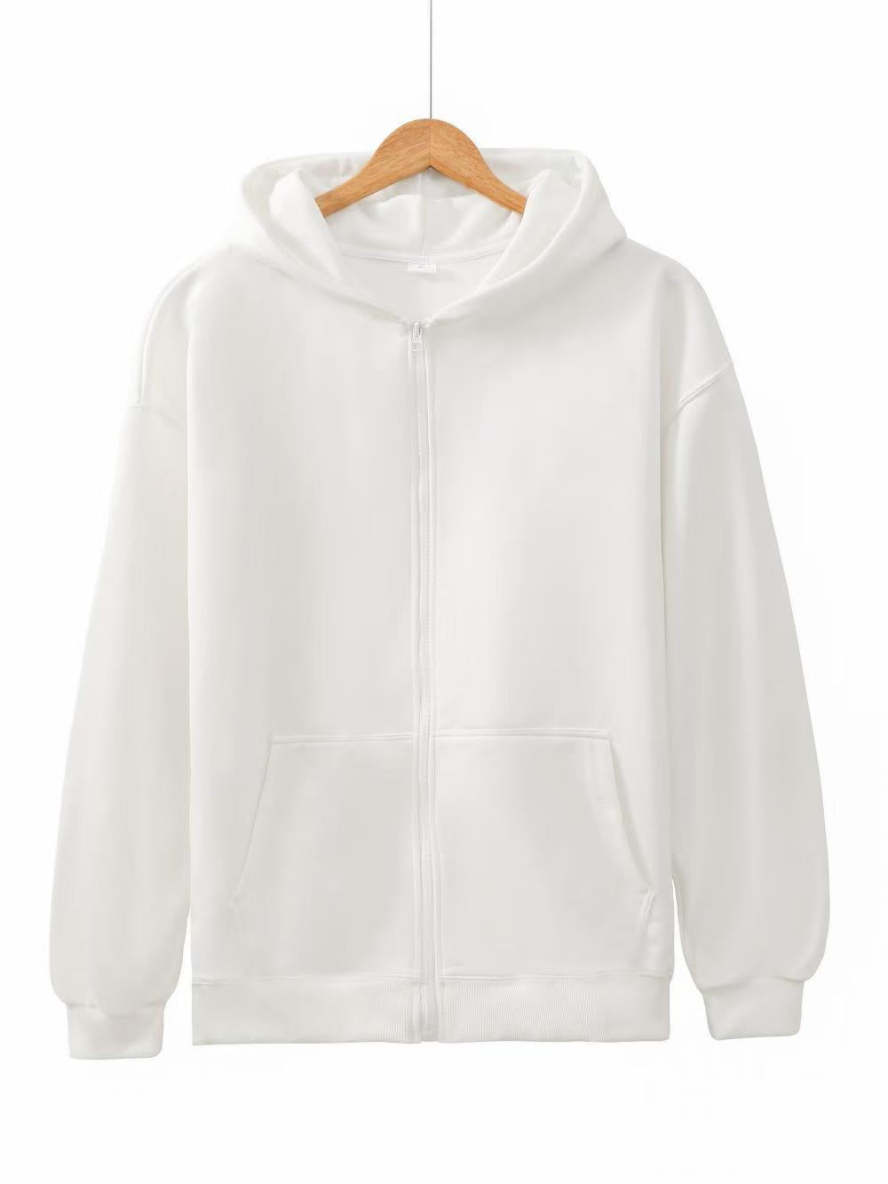 Women's hooded jacket with full zipper and practical pockets Lune London