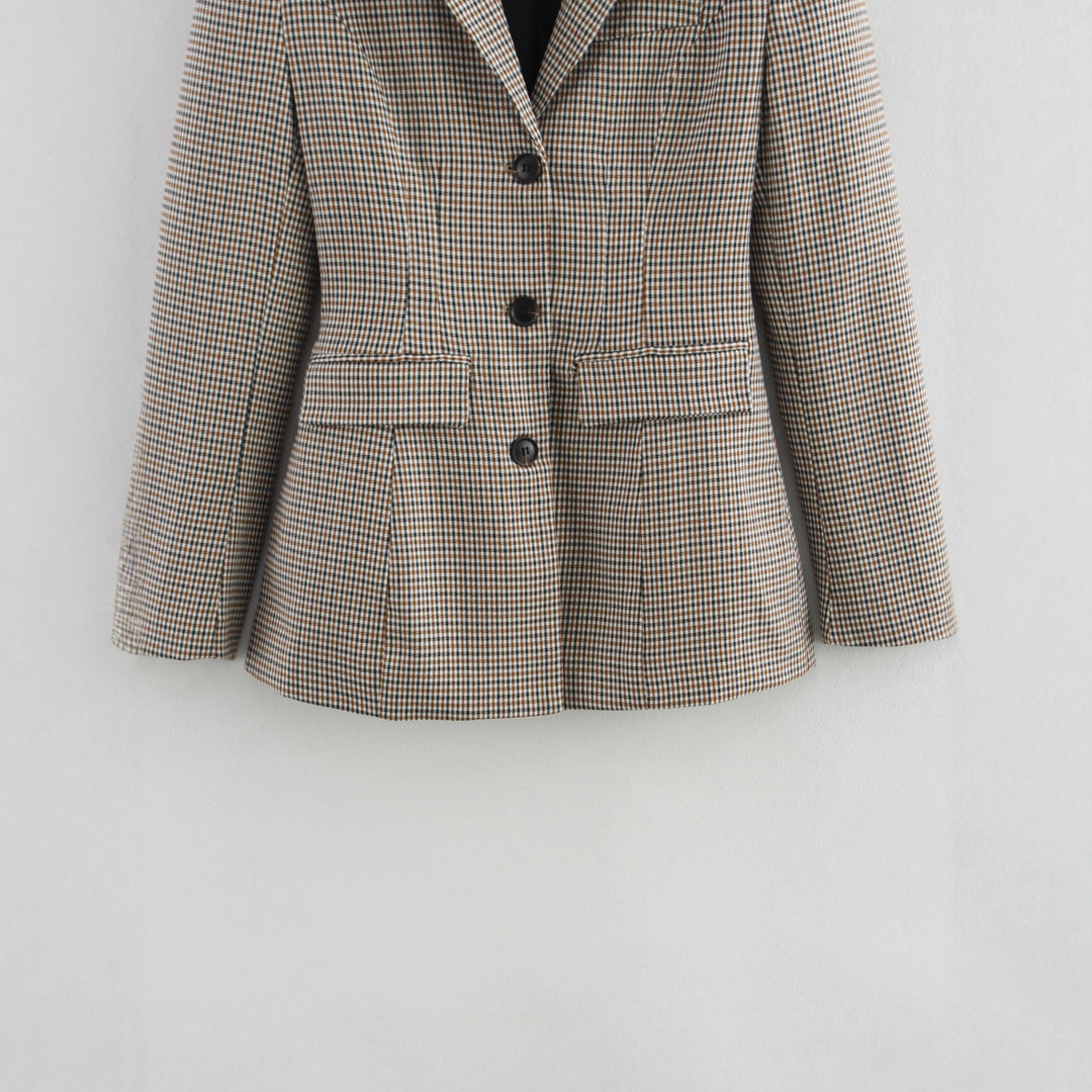 Ladies checkered blazer Lune London