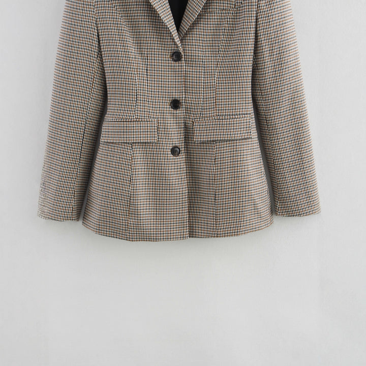 Ladies checkered blazer Lune London