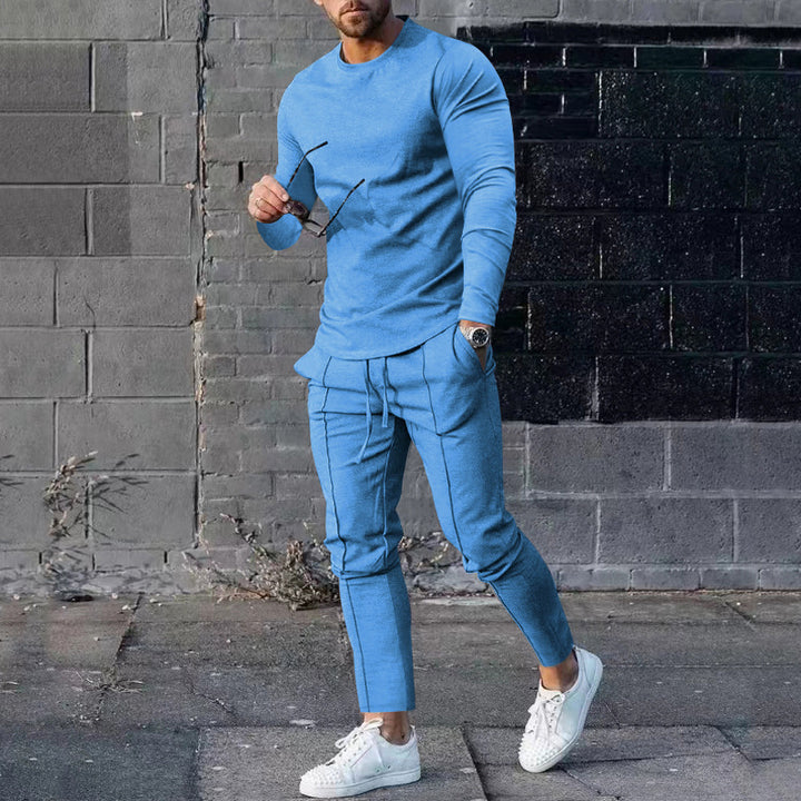 Men's stylish and chic sports top and jogging pants