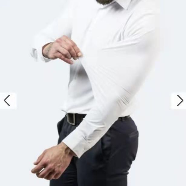Men's long sleeve shirt with a stretchy fit and breathable fabric Lune London
