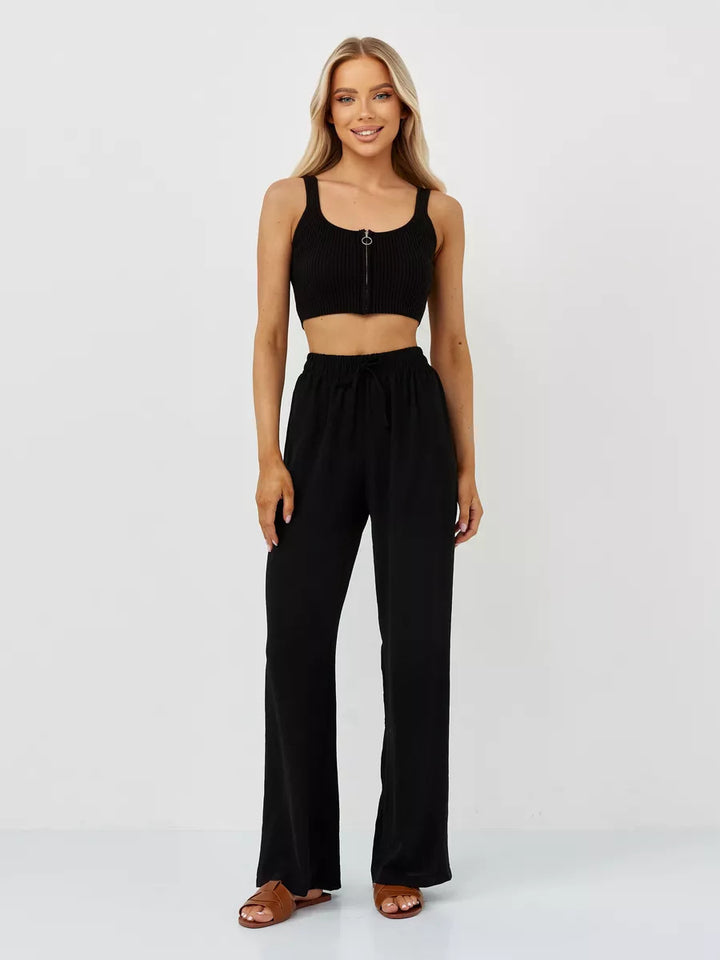 Women Comfortable and Casual Loose Jersey Pants Chic & Stil