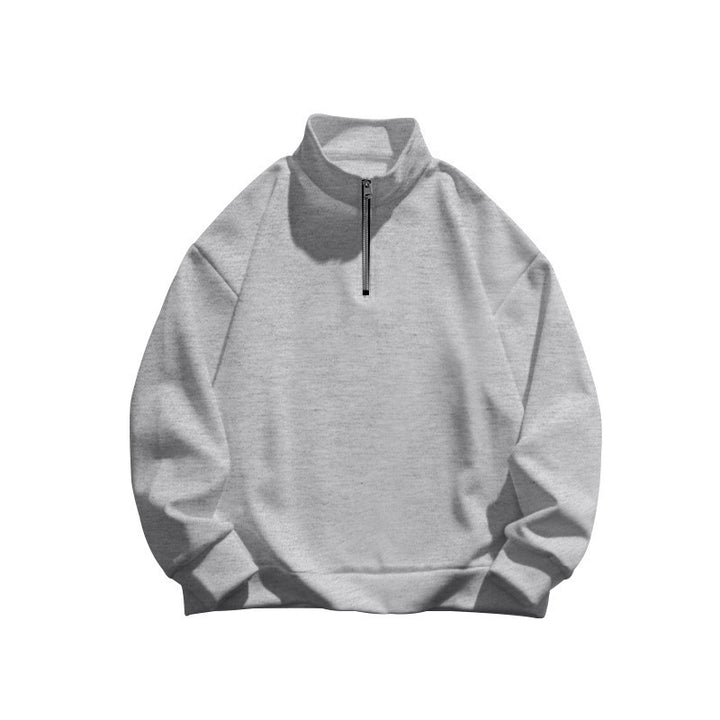 Women's sweatshirt with high collar and zipper Lune London