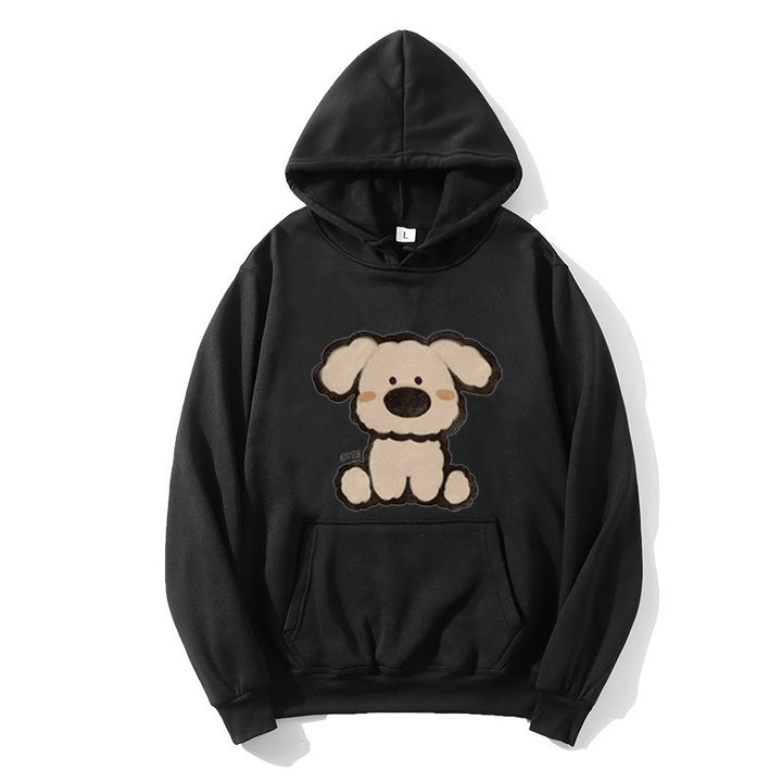 Women’s hooded sweatshirt with cute dog design Chic & Stil