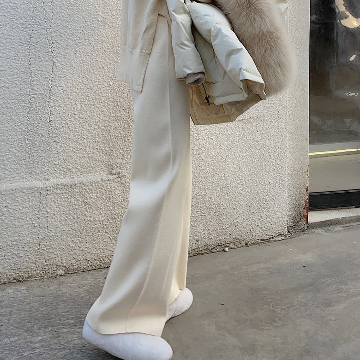 Wide Palazzo pants for women in soft material Lune London