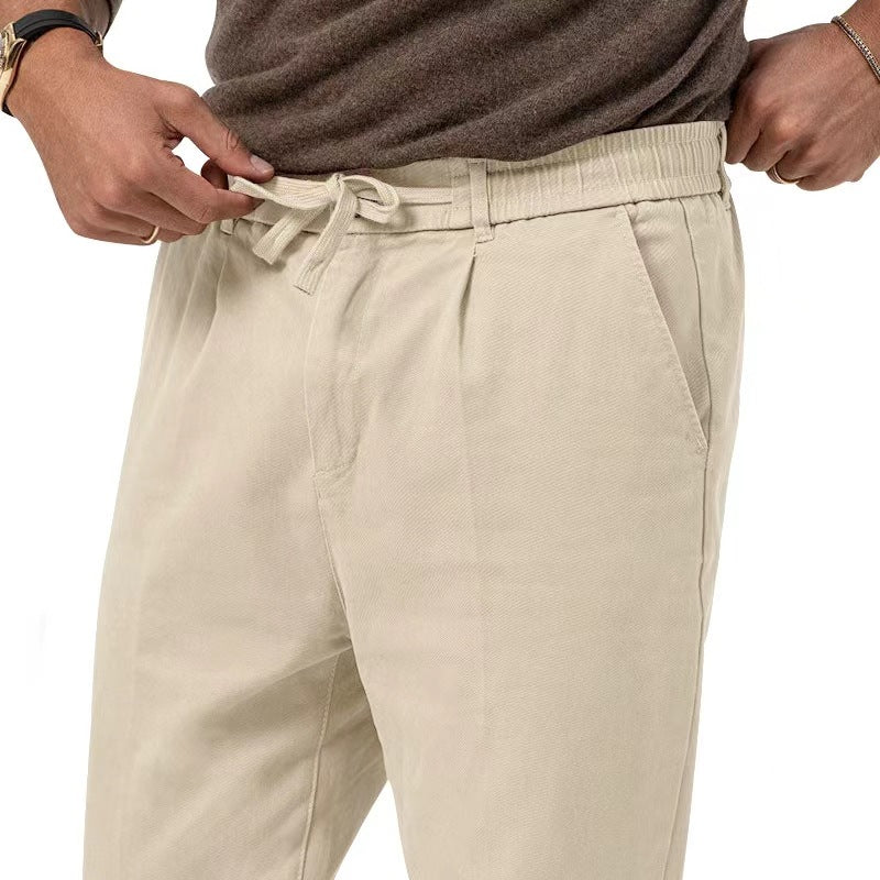 Pantalons de loisirs pour hommes confortables avec taille élastique Lune London