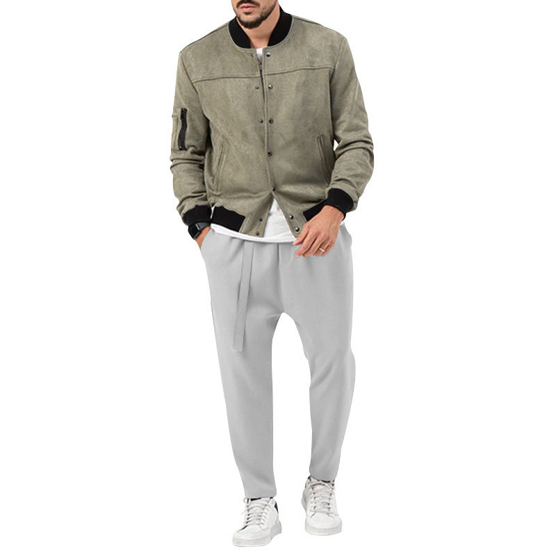 Casual bomber jacket for men with practical pockets Lune London