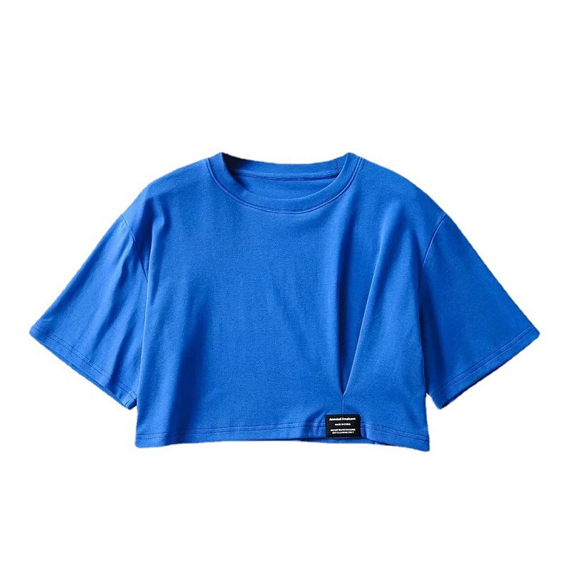 Women's Cropped T-Shirt with a casual cut and modern details