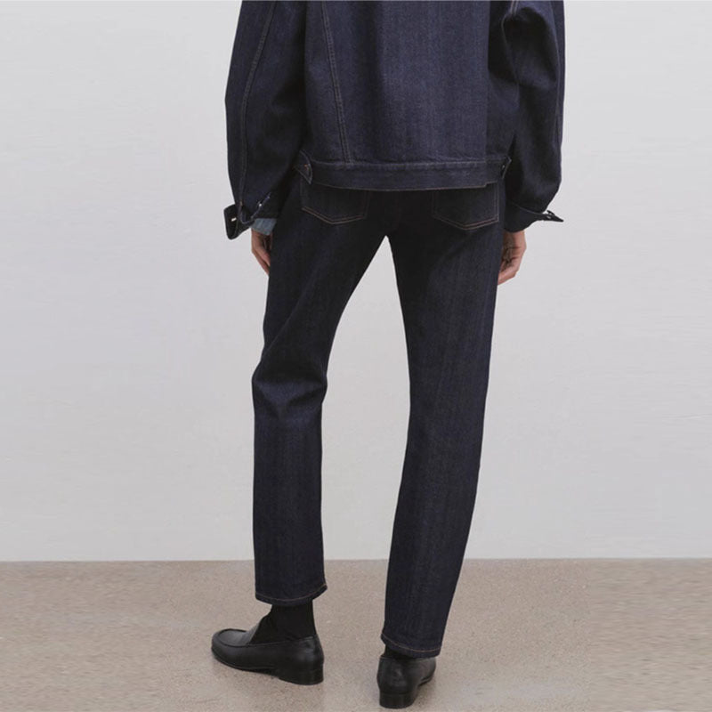 Jeans droit pour femmes avec taille haute Chic & Stil