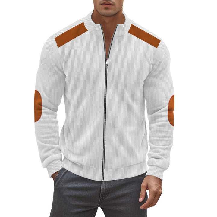 Sport leisure jacket for men in structured fabric with contrasting details Lune London