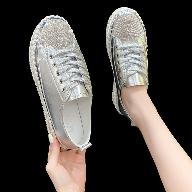 Ladies Glitter Sporty Elegant Chic Sneakers and Style