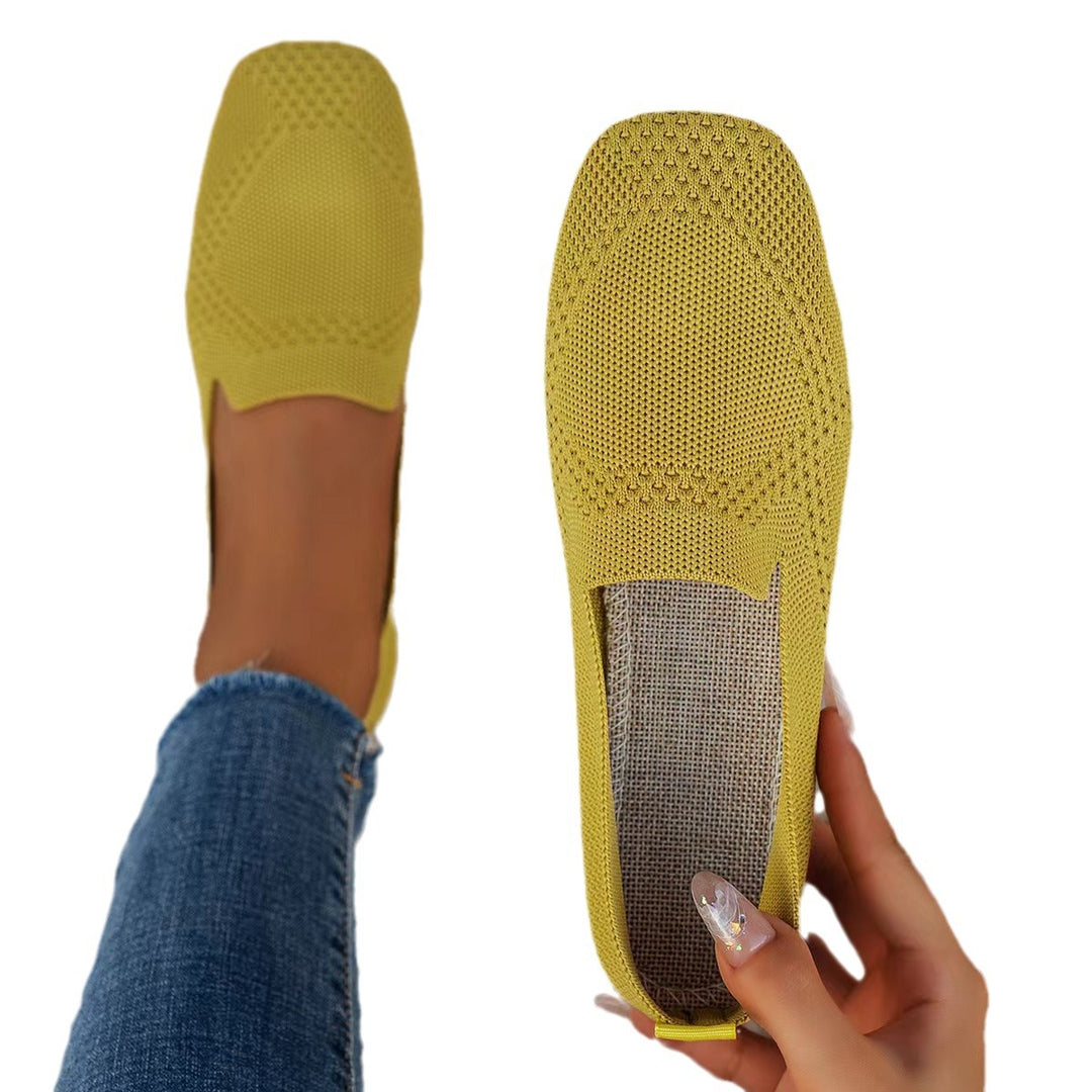 Knitted slippers for women Lune London