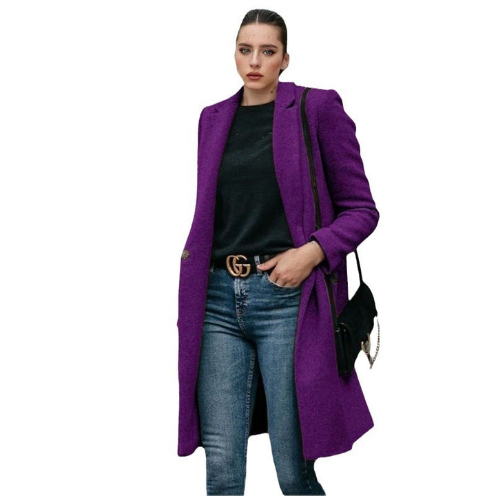 Ladies elegant and comfortable wool coat Lune London