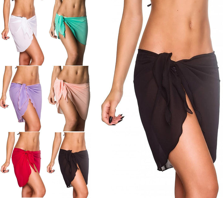 Wrap skirt for women with tie detail and flowing fabric Lune London