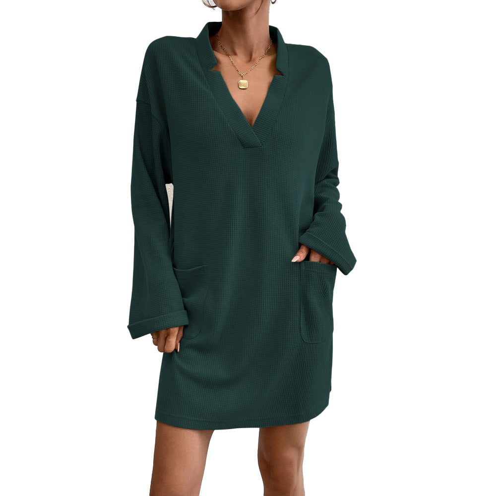 Robe tunique pour femmes avec coupe décontractée et poches pratiques Chic & Stil