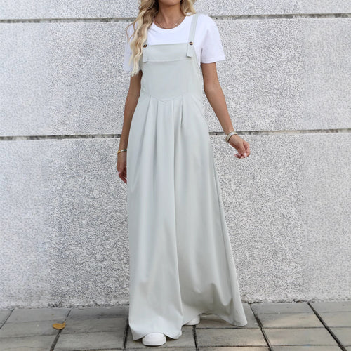 Lune London women's adjustable denim maxi dress