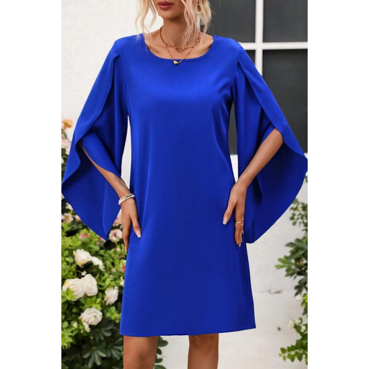 Dress cape woman with elegant sleeves Lune London