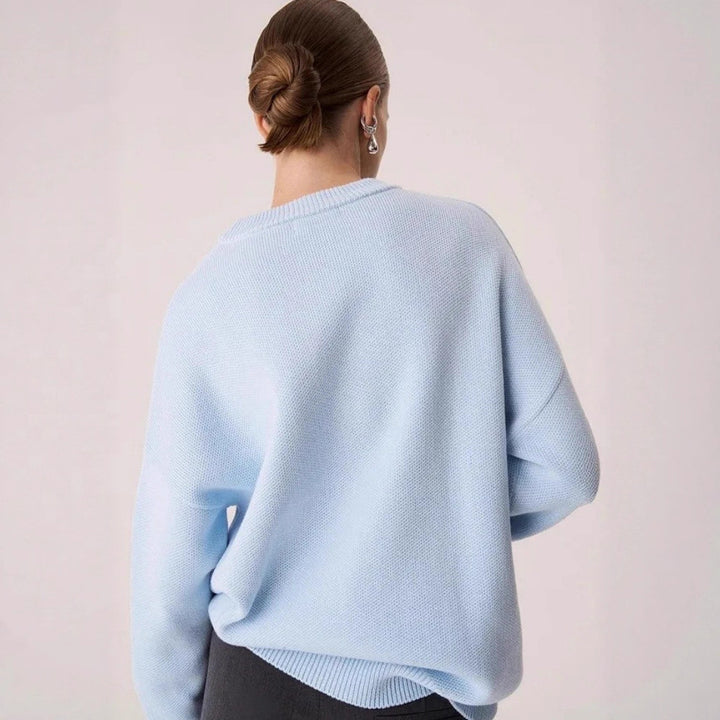 Casual sweater for women in fine cotton Lune London