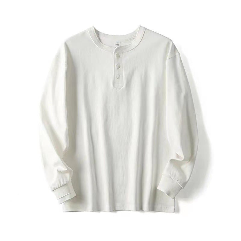 Chemise Henley à manches longues pour femmes en coton respirant Chic & Stil