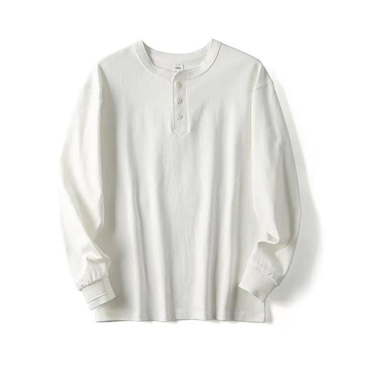 Chemise Henley à manches longues pour femmes en coton respirant Chic & Stil