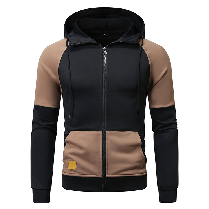 Sporty hoodie for men with a unique color block design Lune London
