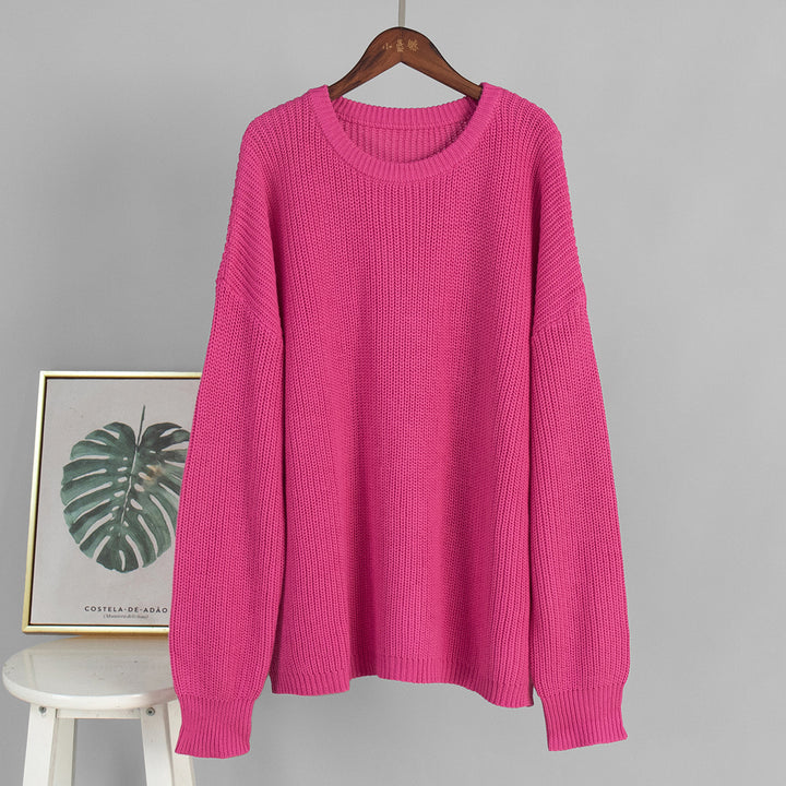 Pull en tricot surdimensionné pour femmes avec une coupe décontractée Chic & Stil