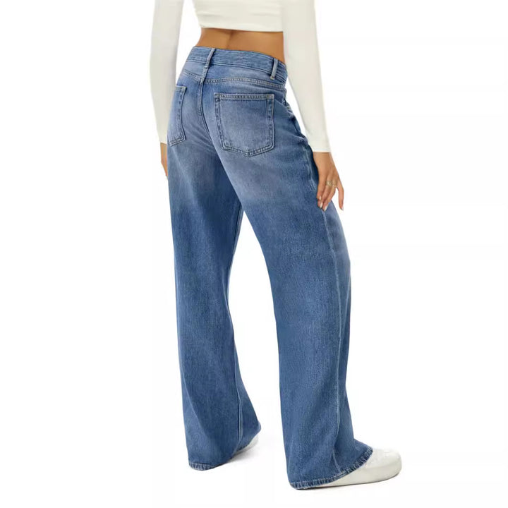 Women's casual wide jeans in urban style Lune London