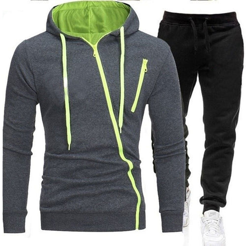 Functional jacket for men with asymmetrical zipper and sporty cut Lune London