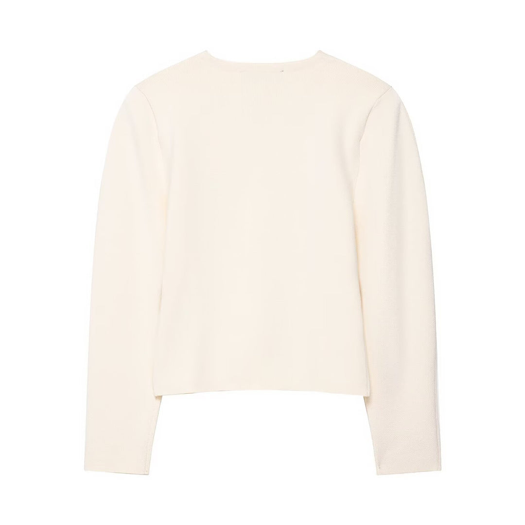 Ladies elegant short jacket with golden buttons Lune London