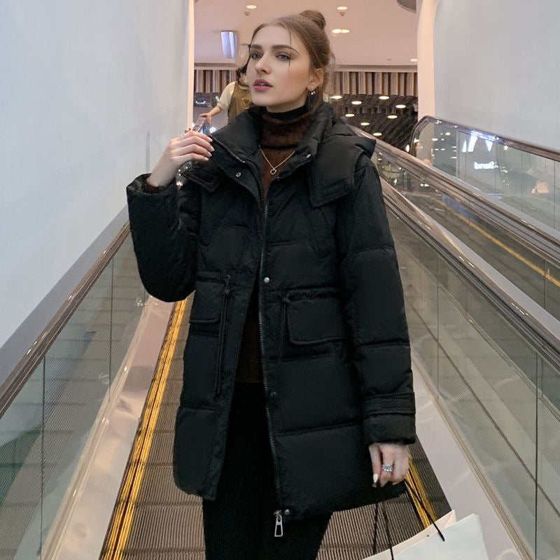 Women's Warm Winter Jacket with Practical Hood Lune London