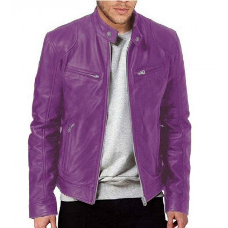 Premium leather biker jacket for men Lune London