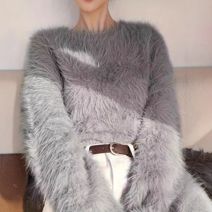 Women's Fluffy Sweater with Soft Material and Fashionable Design Lune London
