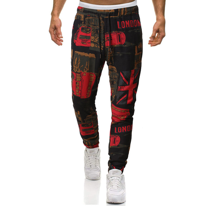 Fashion leisure pants for men with a unique London Lune London design