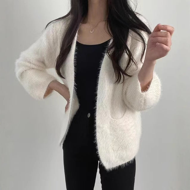 Women's open-cardi with innovative pockets Lune London