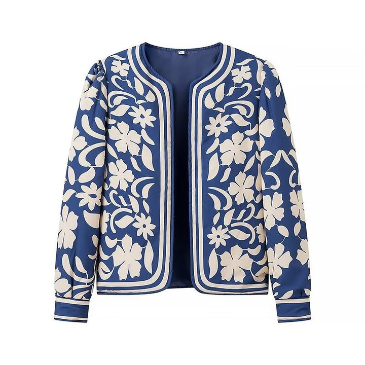 Veste florale à la mode pour femmes avec coupe élégante Chic & Stil