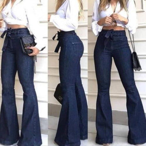Lune London | Women's Flared Jeans with High Waistband