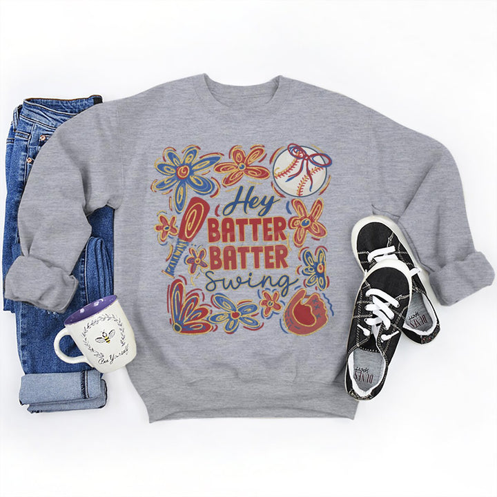Sweatshirt femme avec motif de baseball créatif et coupe décontractée Chic & Stil