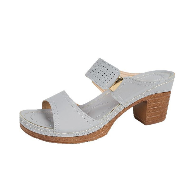Women Elegant Heeled Sandals Lune London
