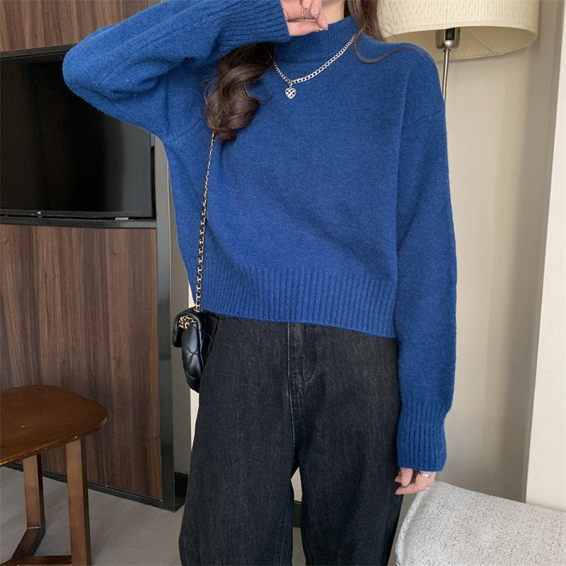 Pull à col roulé confortable pour femmes avec coupe décontractée en tricot de haute qualité Chic & Stil