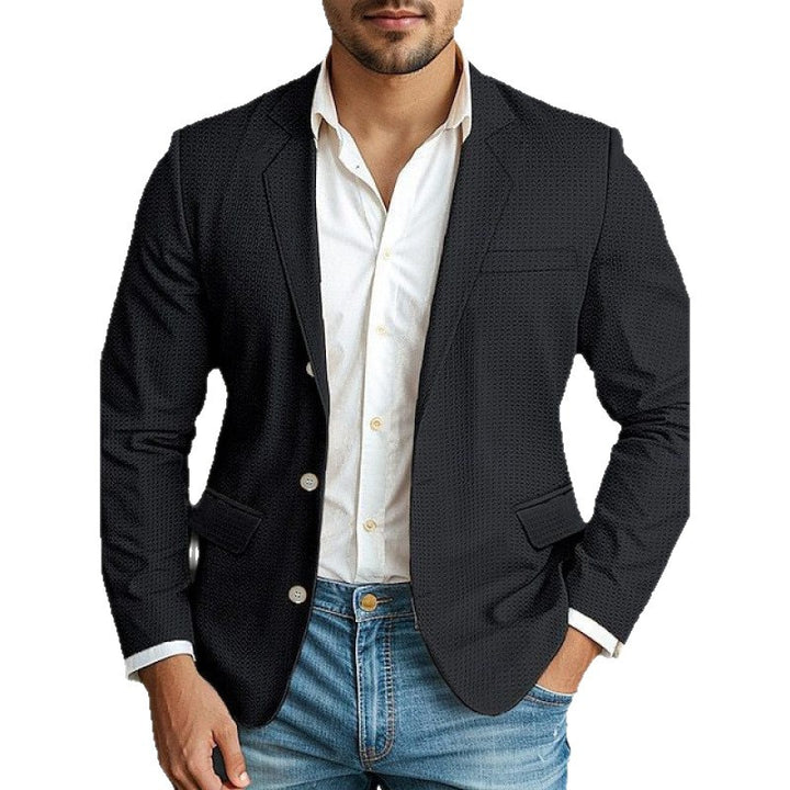 Elegant blazer for men with a textured design and practical pockets Lune London