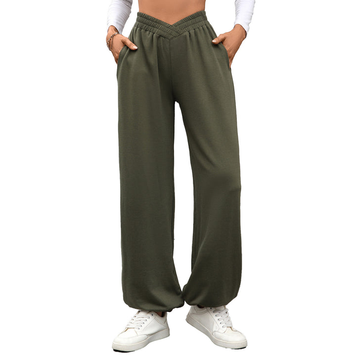 Comfortable Palazzo pants for women with elastic waist and side pockets Lune London