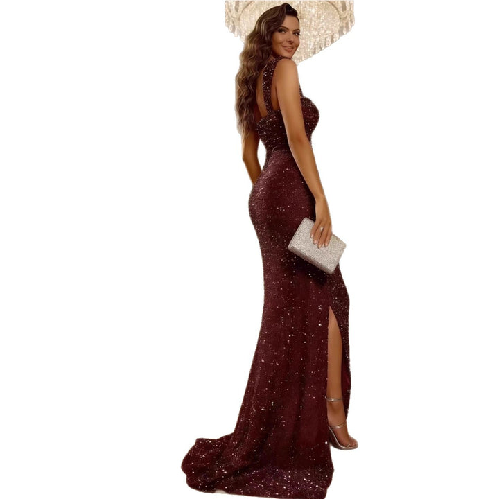 Women’s evening dress with sparkling sequins Lune London