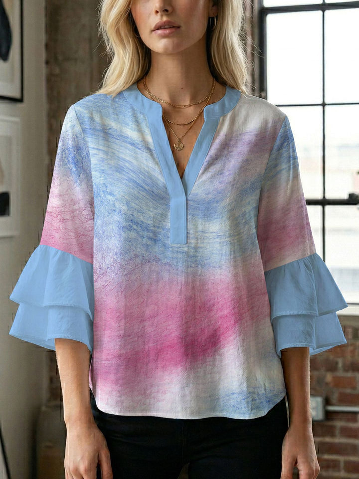 Ladies blouse with beautiful floral design Lune London