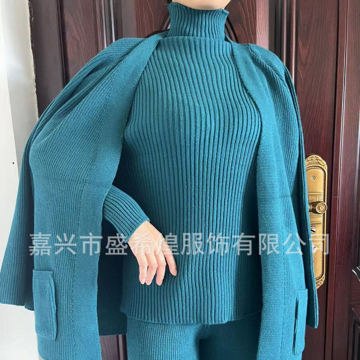 Ensemble en maille pour femme avec coupe ample et matériau luxueux Chic & Stil