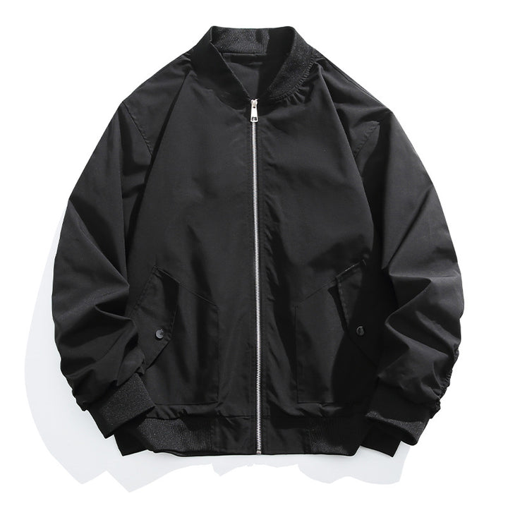 Casual bomber jacket for women with side pockets and zipper Lune London