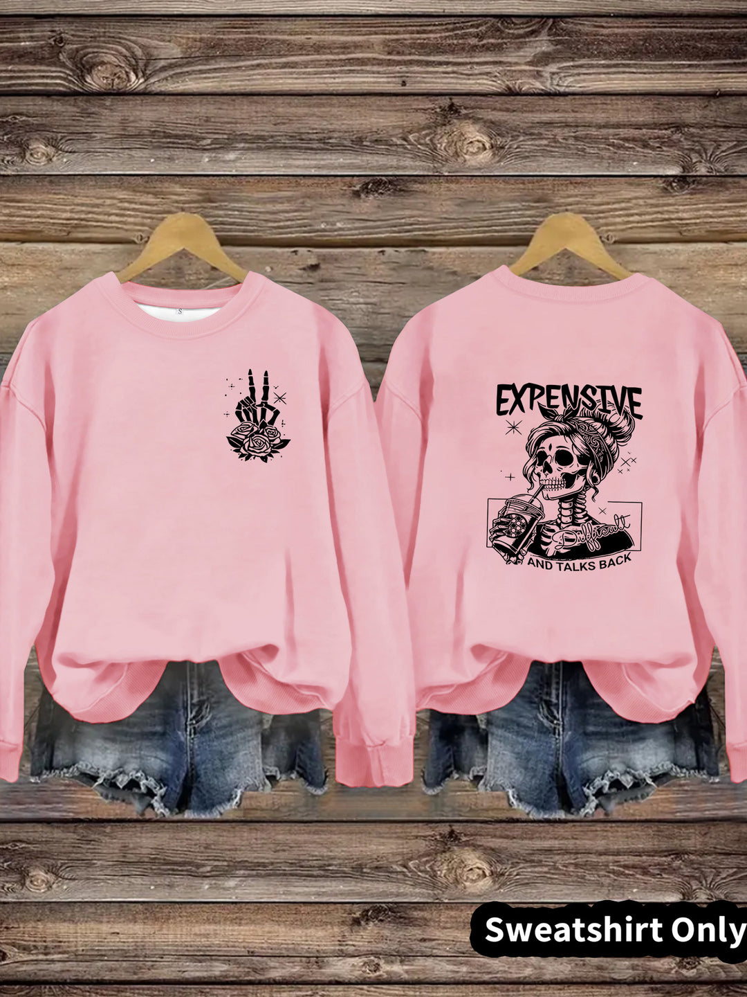 Sweatshirt femme avec design créatif et coupe décontractée Chic & Stil